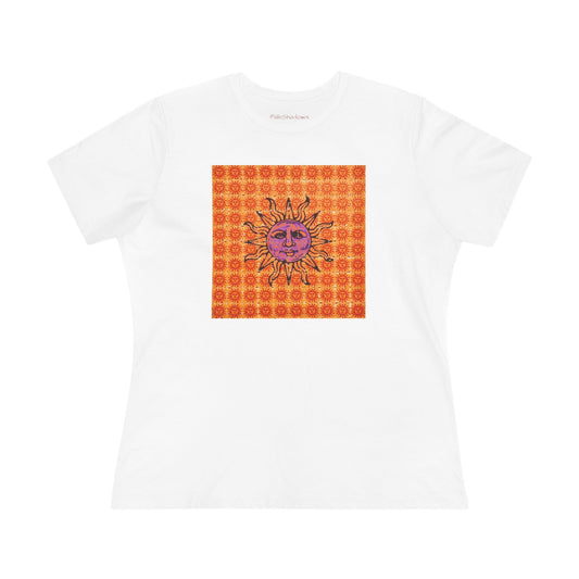 Orange Sunshine Blotter, Grateful Dead women's crew neck tee, Dead and Company, Las Vegas Sphere, Psychedelic Lysergic women's crew neck tee